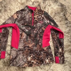 Realtree L EUC fleece top / sweatshirt